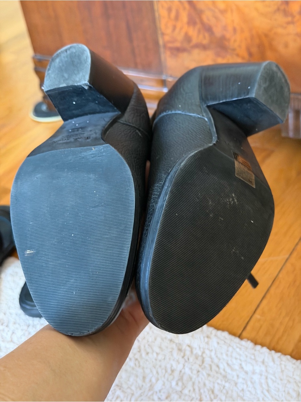 Acne Black Leather “Pistol” Ankle Booties with Side Zip Detail sz 36 - Picture 3 of 4